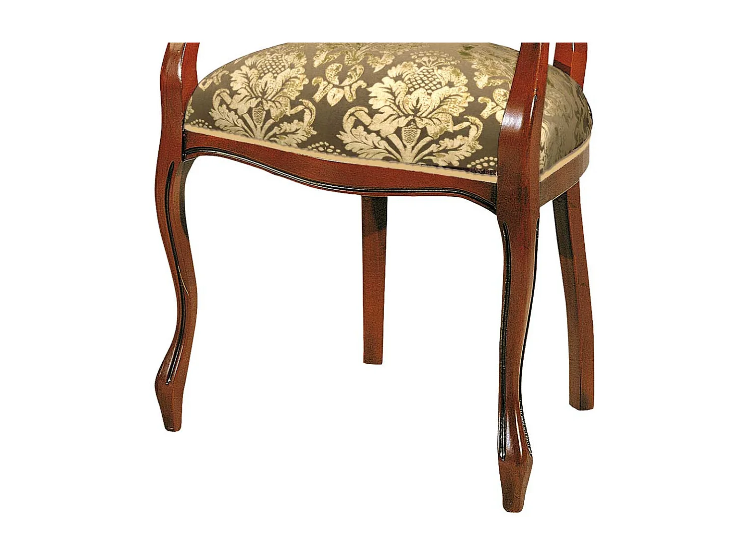 Esstisch Armlehnstuhl mit Armlehnen & hoher Lehne Barockstil