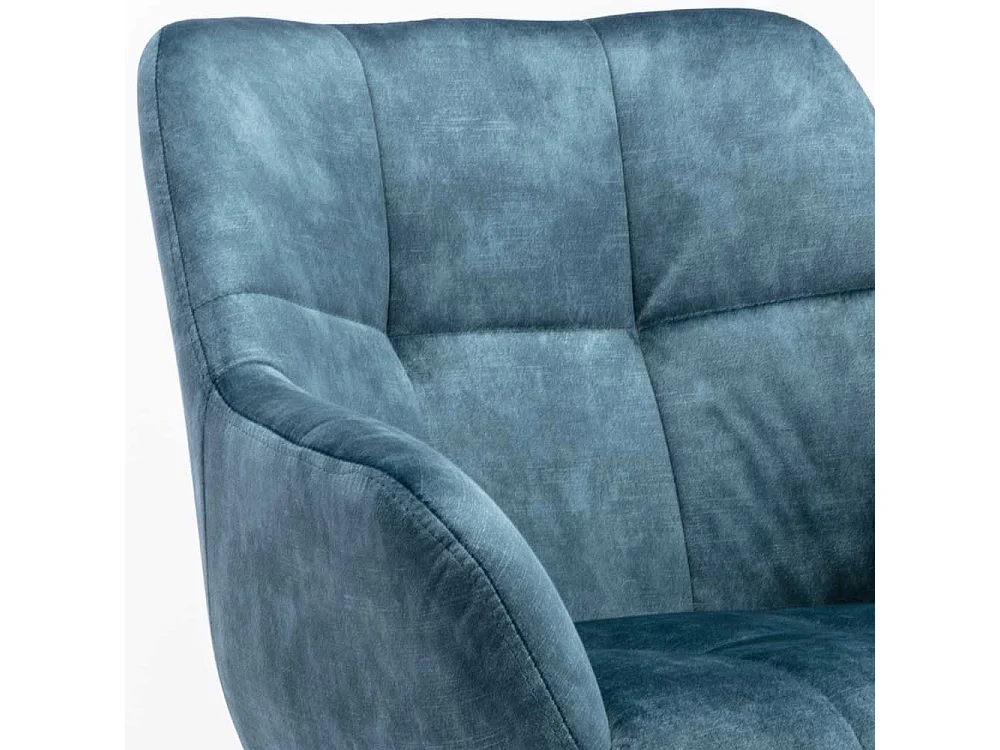 Polsterstuhl Set Esszimmer mit Armlehnen Gestell drehbar (2er Set)