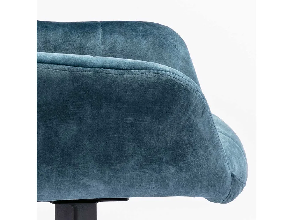 Polsterstuhl Set Esszimmer mit Armlehnen Gestell drehbar (2er Set)