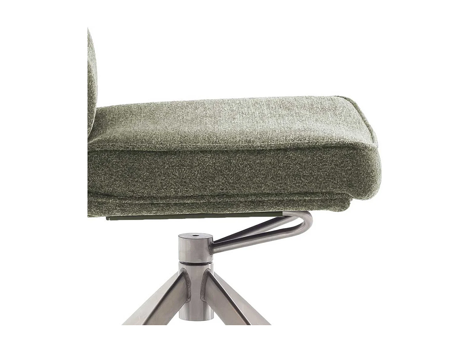 Esszimmerstuhl Stuhl Esszimmer in Oliv Grün um 360 Grad drehbar (2er Set)