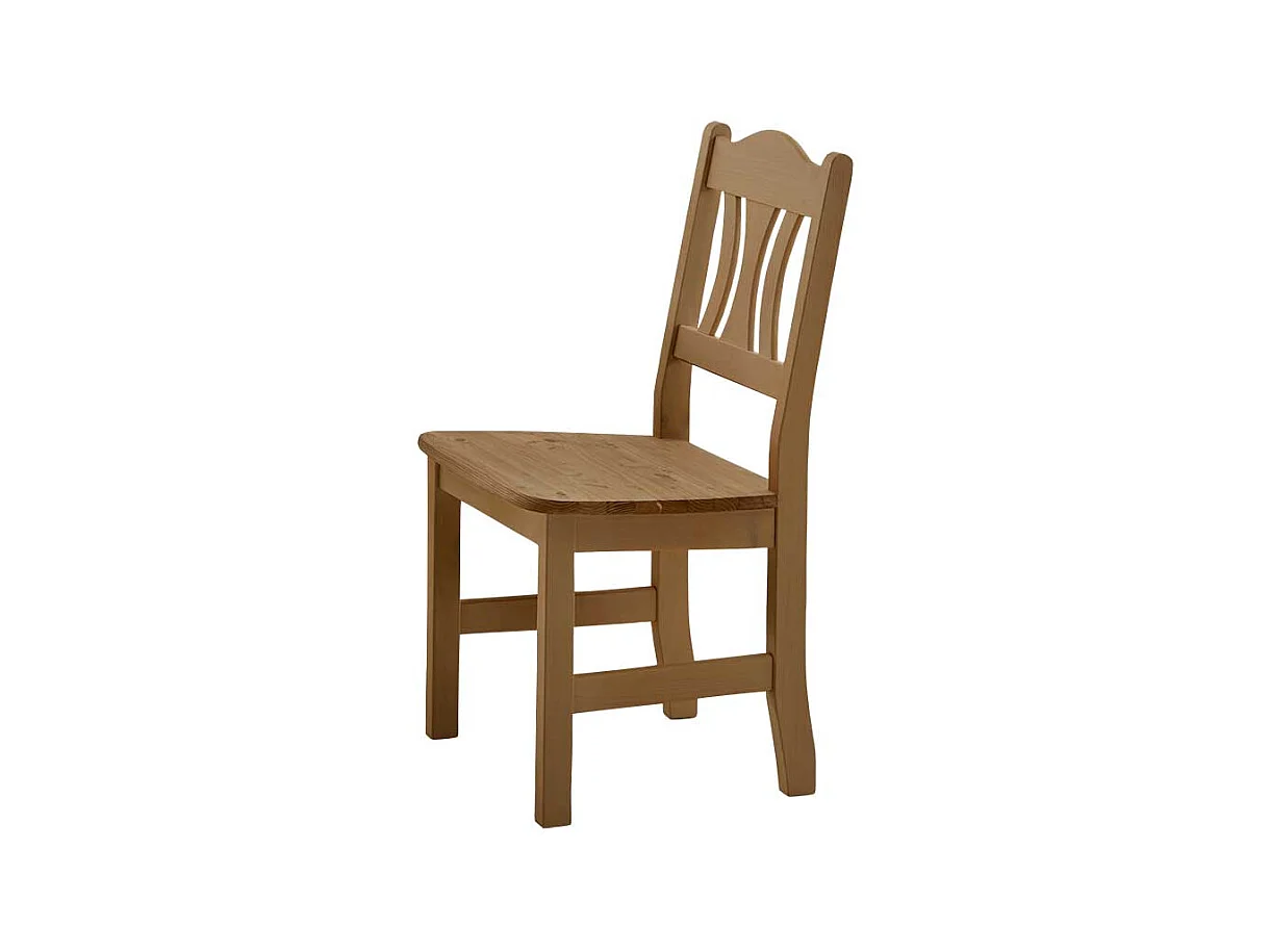 Massivholzstuhl aus Kiefer Landhaus Design (2er Set)