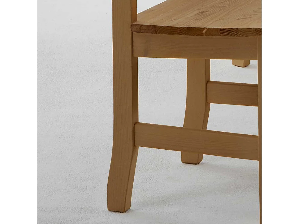 Massivholzstuhl aus Kiefer Landhaus Design (2er Set)