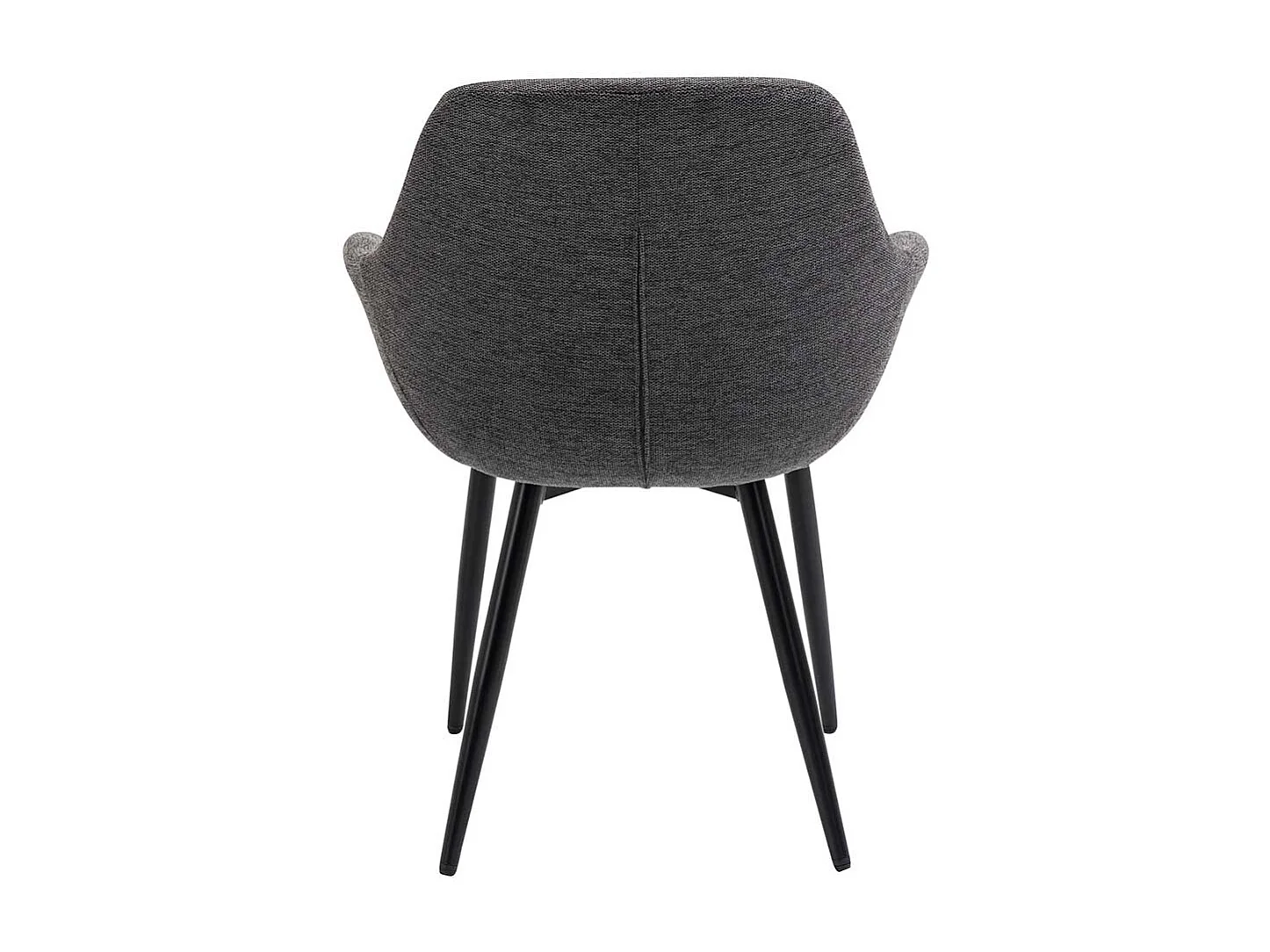 Armlehner in Anthrazit und Schwarz Stoffbezug (2er Set)