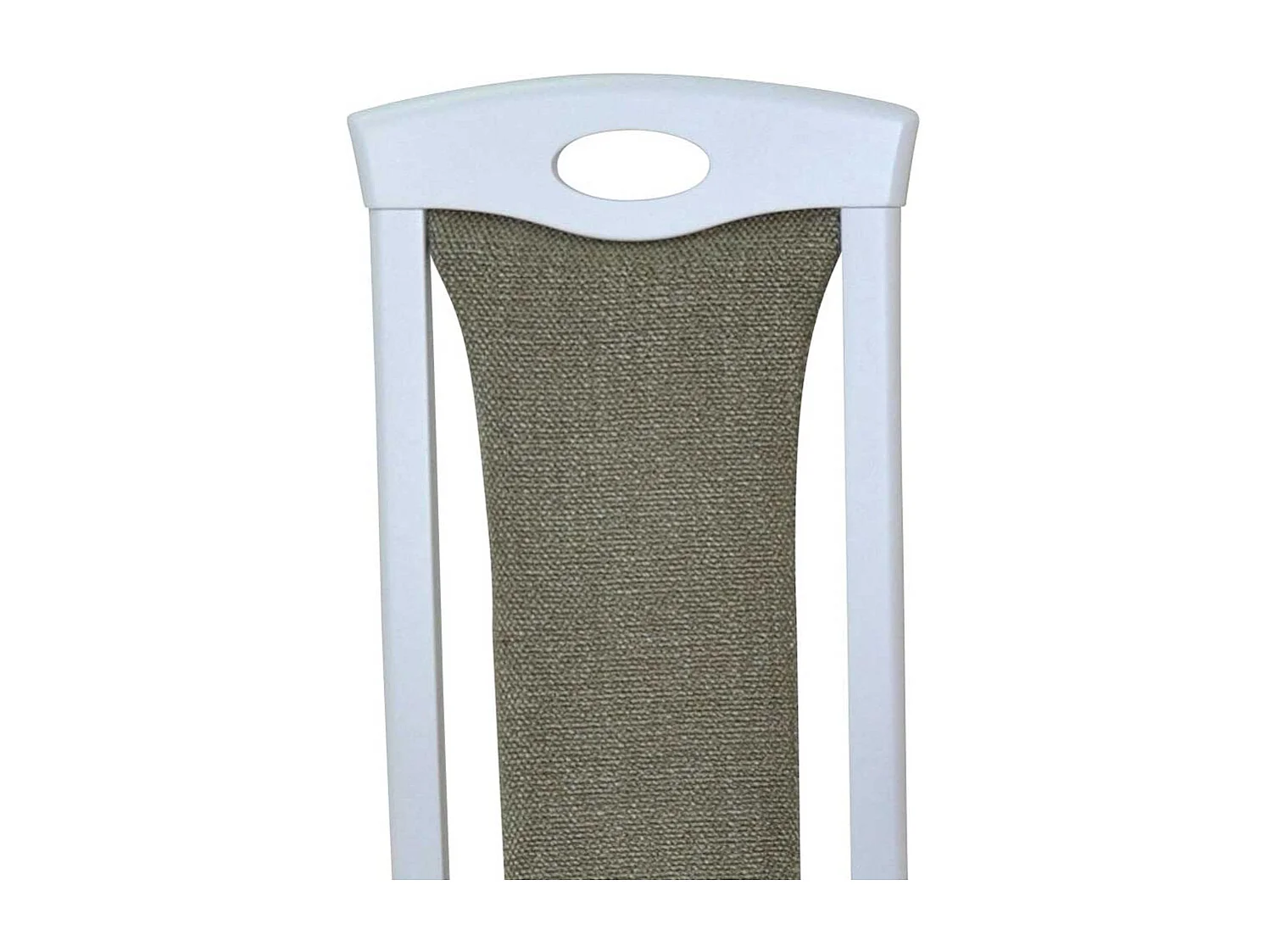 Gepolsterte Esstisch Stühle in Weiß Grün (2er Set)