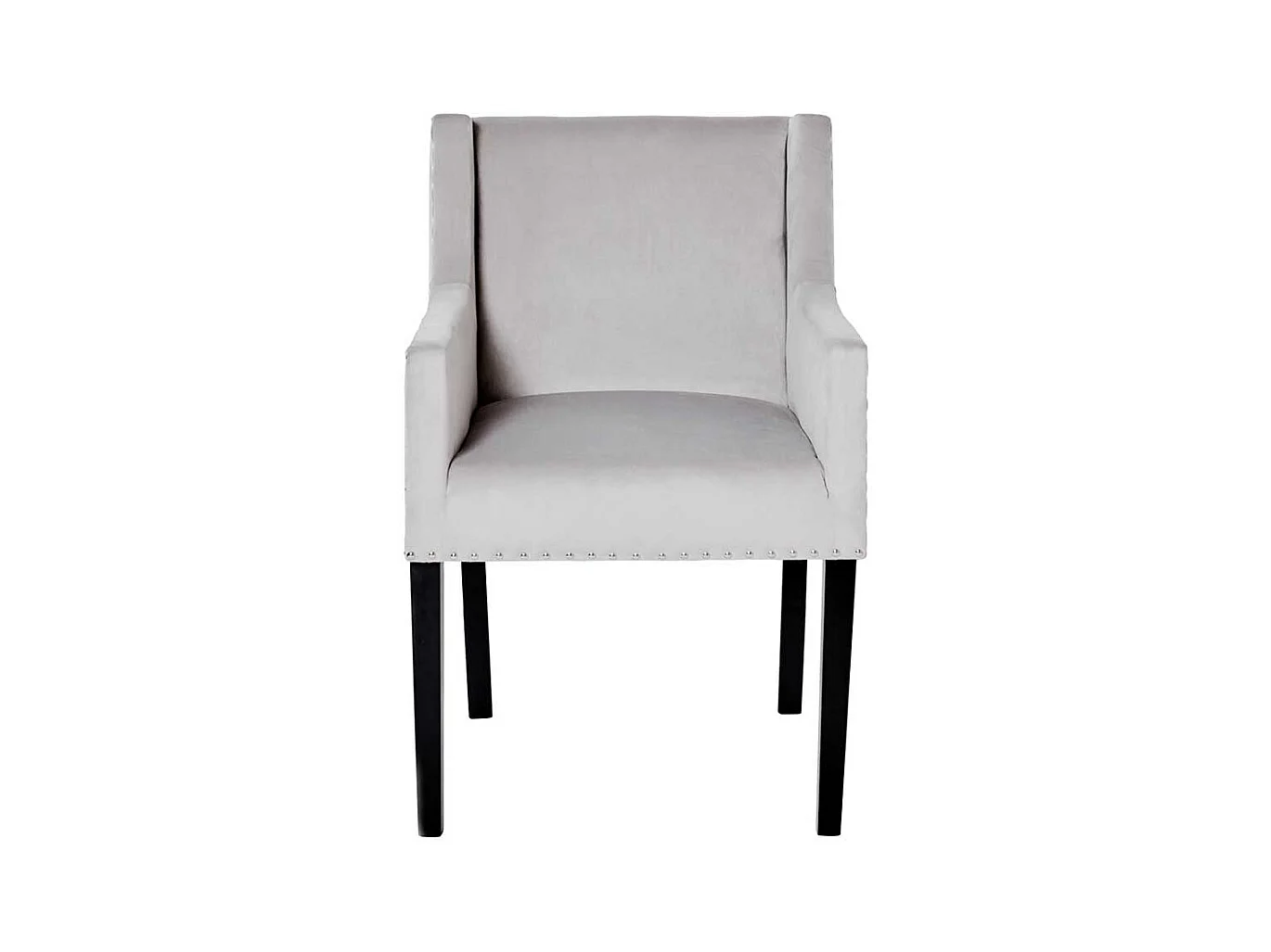 Armlehnstuhl Stuhl in modernem Design mit Ziernieten