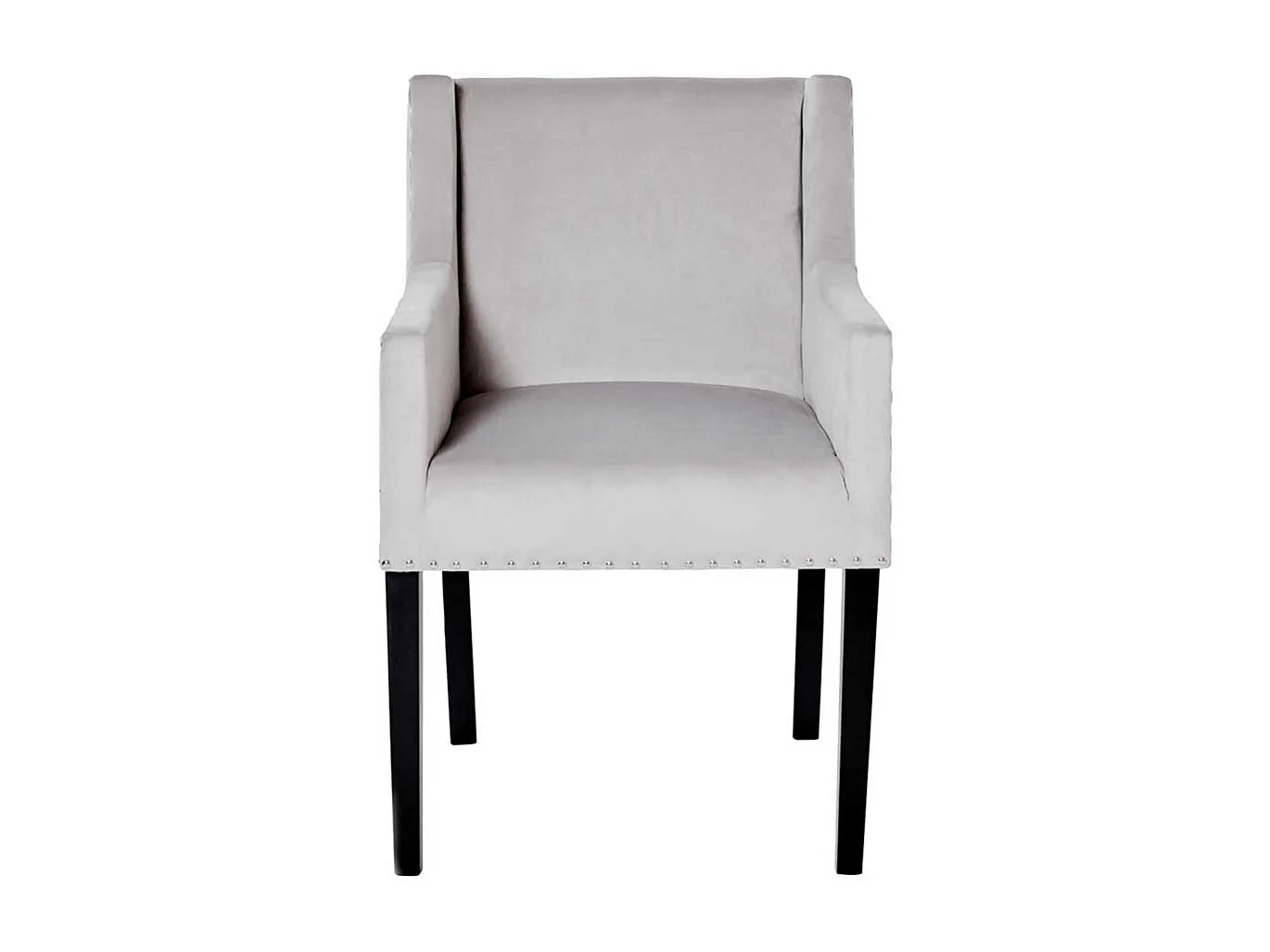 Armlehnstuhl Stuhl in modernem Design mit Ziernieten