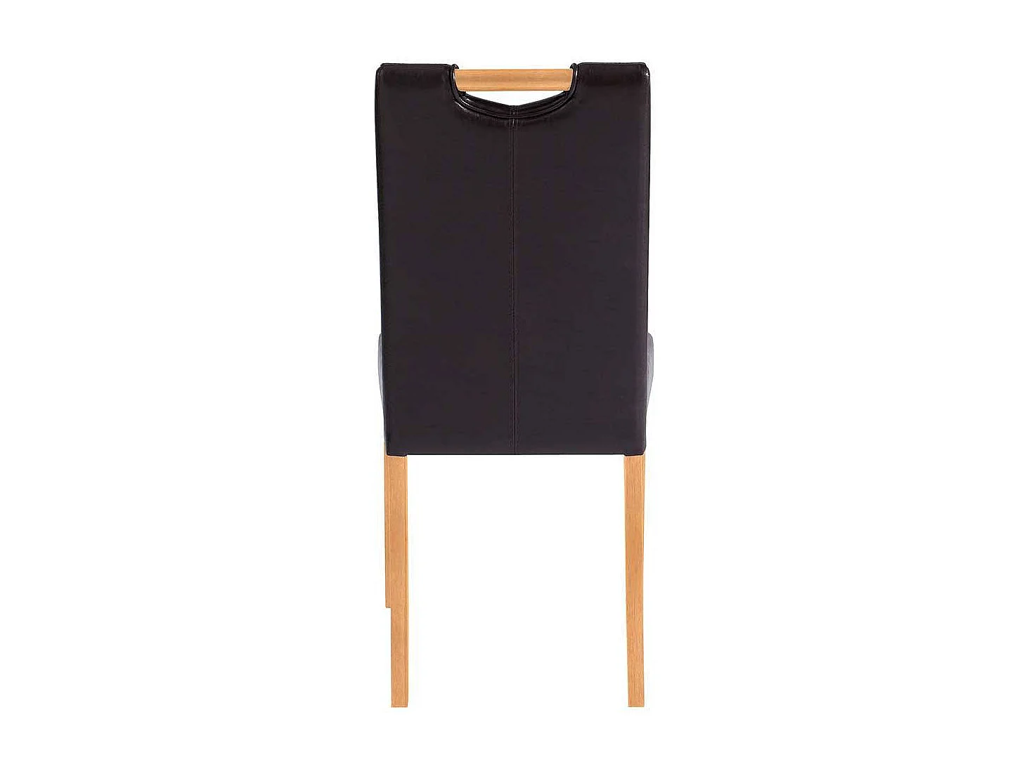 Kuechenstuhl Set in Dunkelbraun Kieferfarben (2er Set)