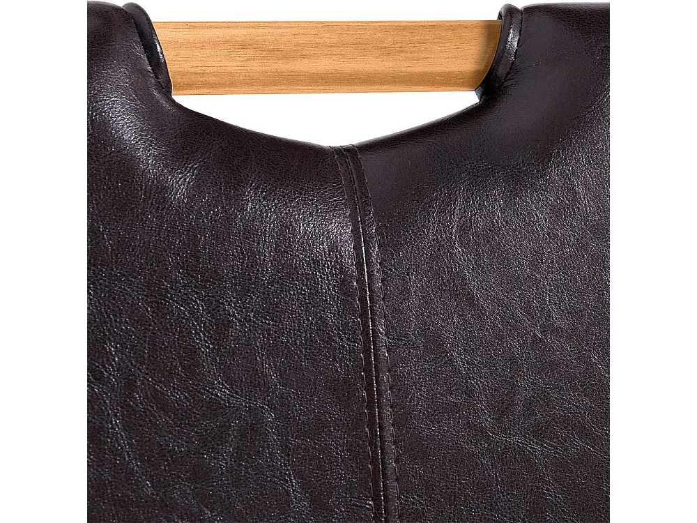 Kuechenstuhl Set in Dunkelbraun Kieferfarben (2er Set)