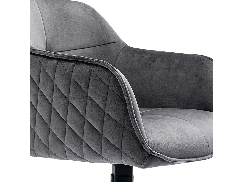 Esstisch Armlehner aus Samt und Metall aufwendigen Steppungen