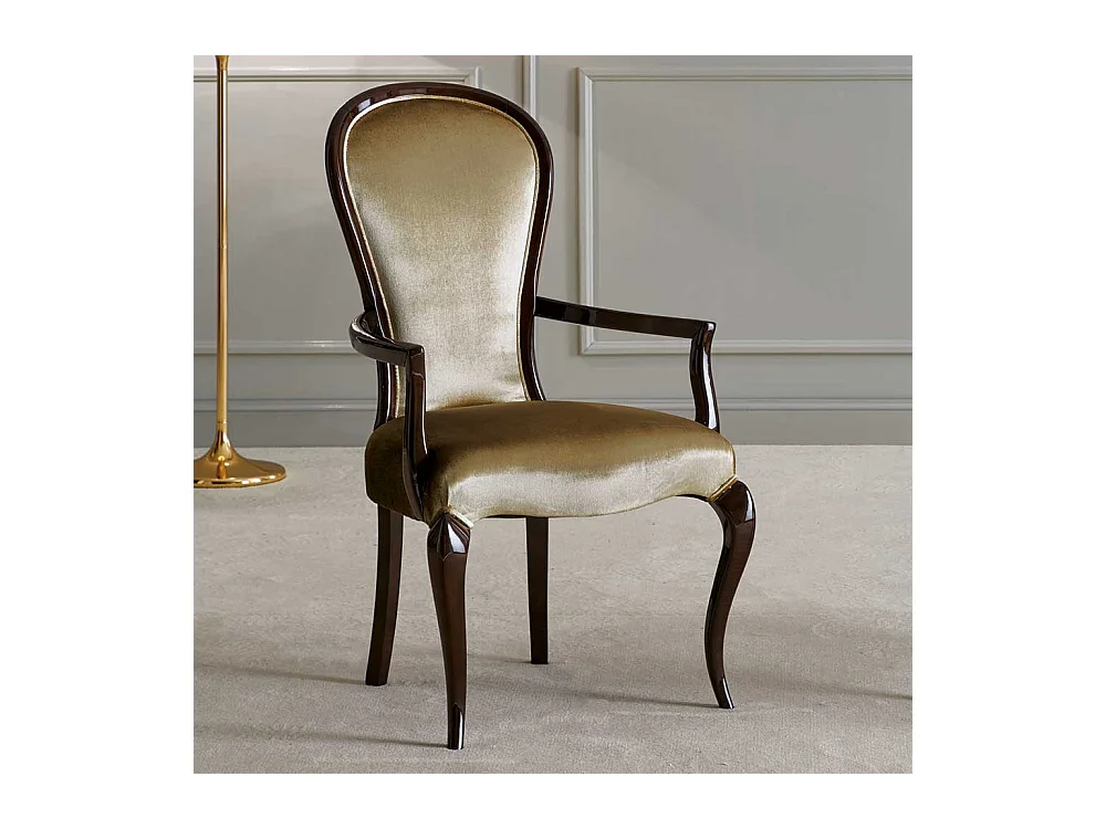 Wohnzimmerstuhl in italienischem Design hoher Rückenlehne