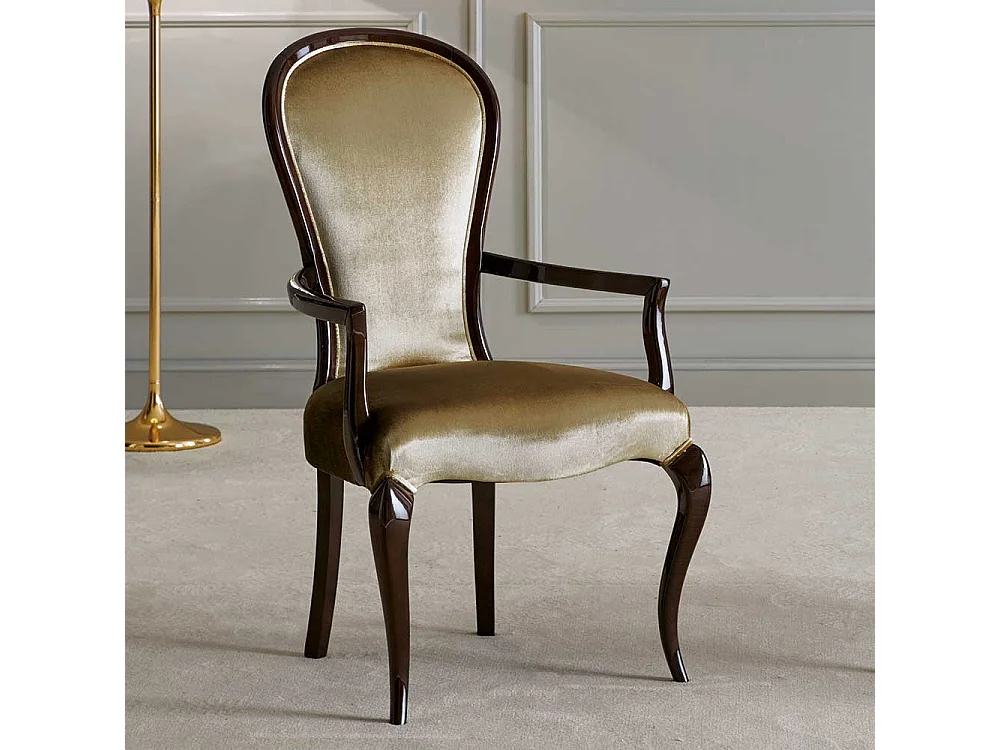 Wohnzimmerstuhl in italienischem Design hoher Rückenlehne