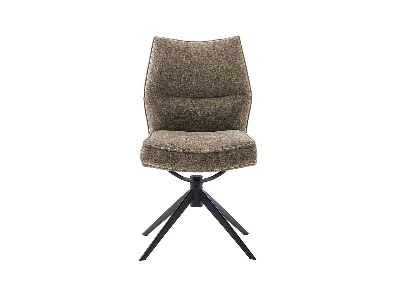 Stuhl Esszimmer Esszimmerstuhl aus Metall und Chenillegewebe (2er Set)