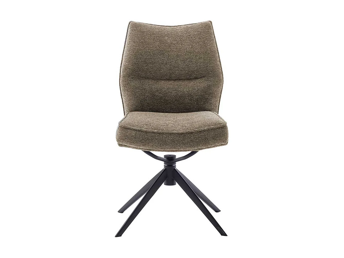 Stuhl Esszimmer Esszimmerstuhl aus Metall und Chenillegewebe (2er Set)