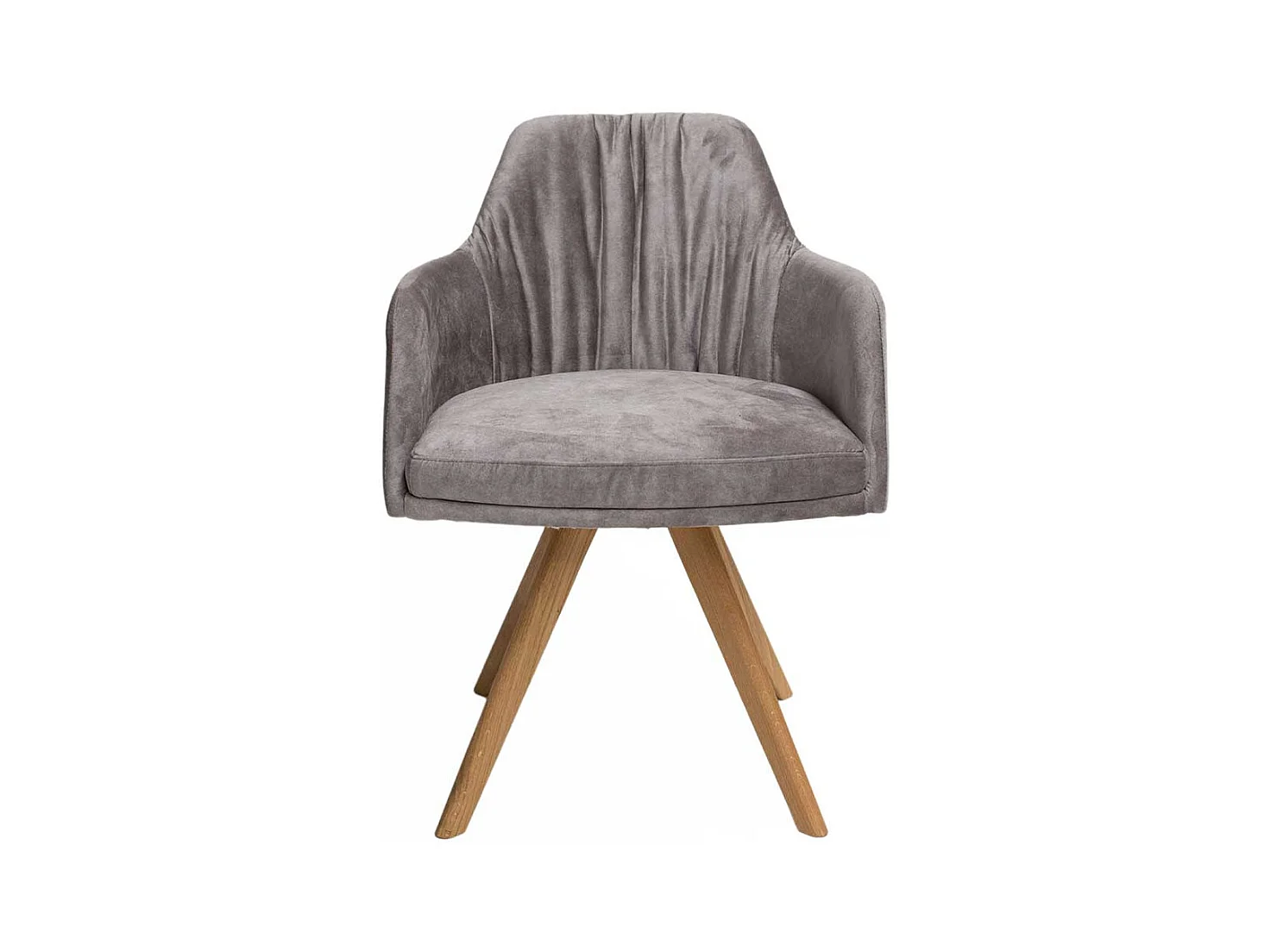 Polsterstuhl Esszimmer mit Armlehnen Gestell aus Massivholz