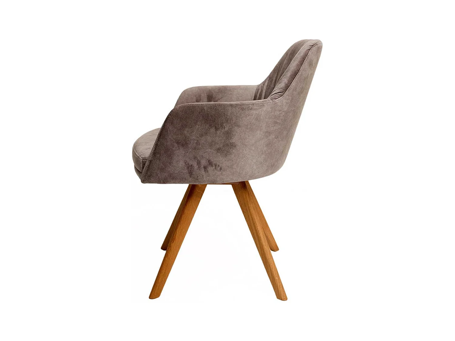 Polsterstuhl Esszimmer mit Armlehnen Gestell aus Massivholz