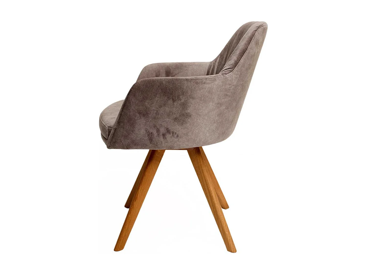 Polsterstuhl Esszimmer mit Armlehnen Gestell aus Massivholz