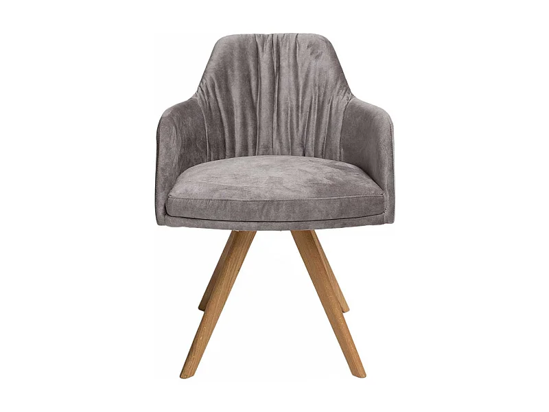 Polsterstuhl Esszimmer mit Armlehnen Gestell aus Massivholz