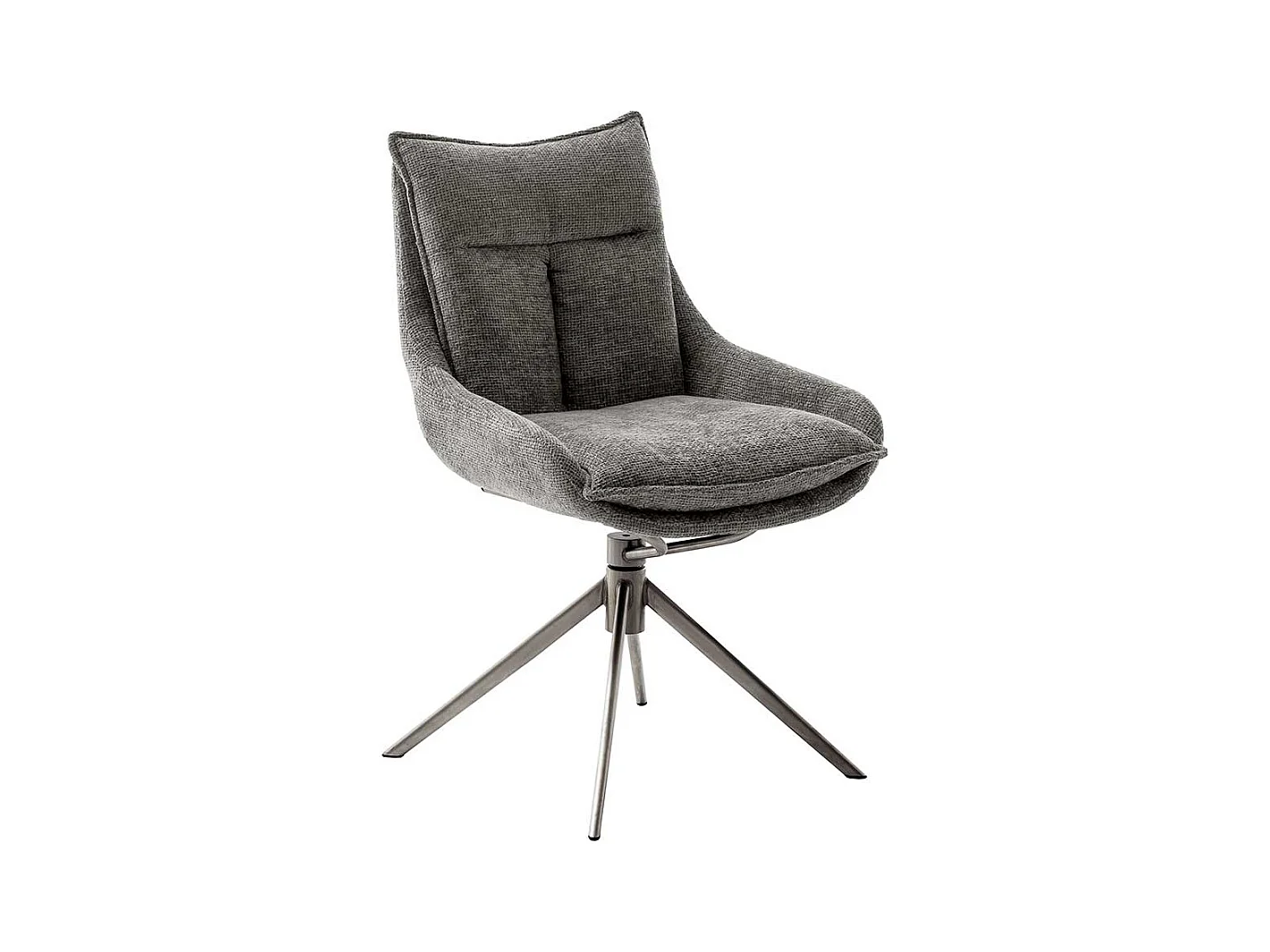 Polsterstuhl drehbar gepolsterter Rückenlehne (2er Set)