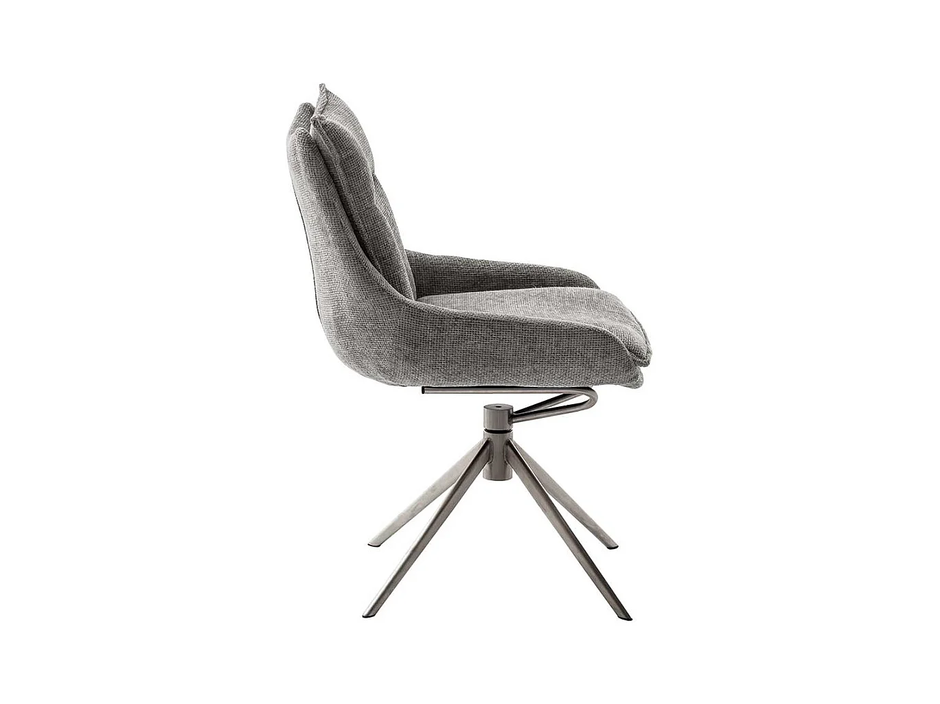 Polsterstuhl drehbar gepolsterter Rückenlehne (2er Set)