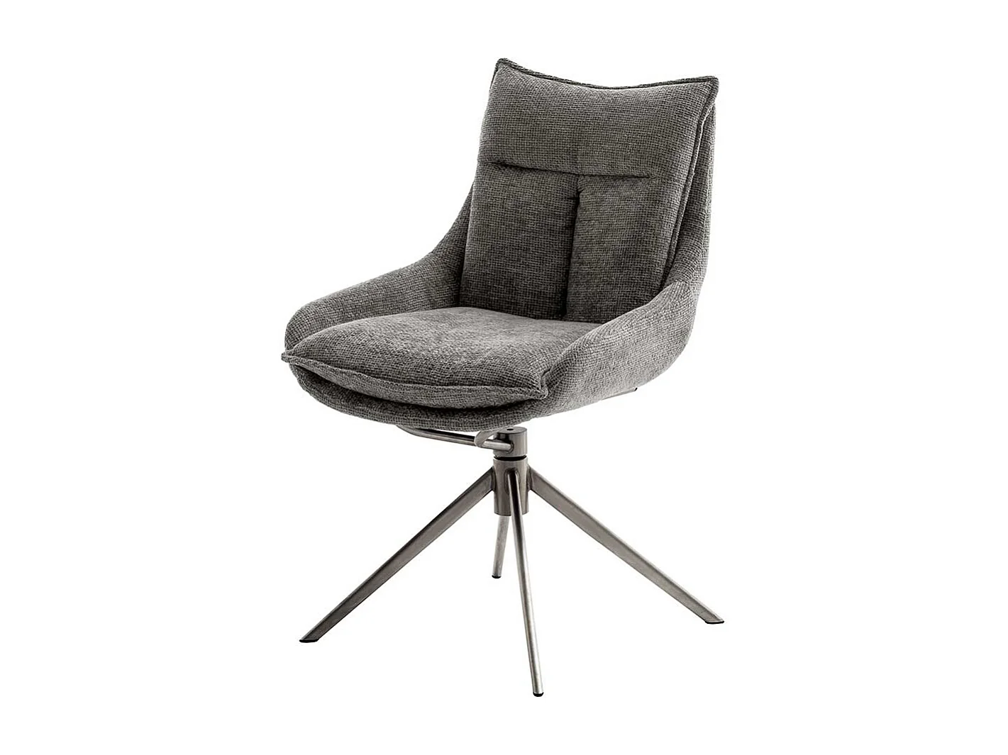 Polsterstuhl drehbar gepolsterter Rückenlehne (2er Set)