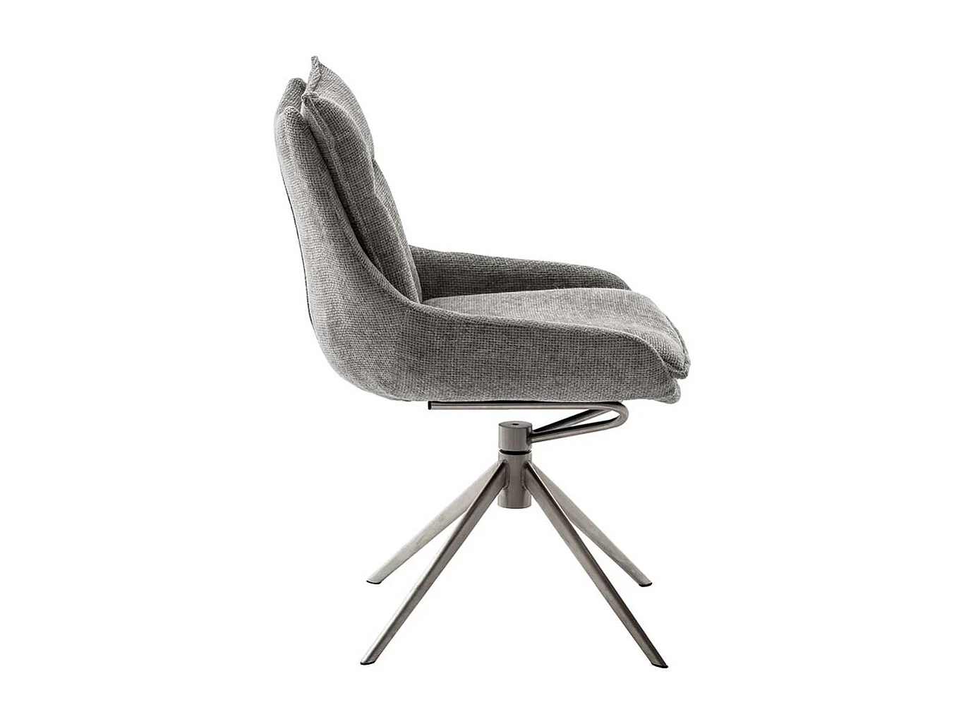 Polsterstuhl drehbar gepolsterter Rückenlehne (2er Set)