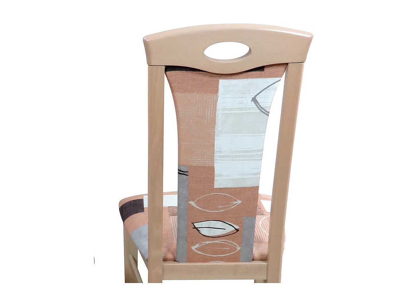 Esstischstuhl Set in Braun Bunt gemustert Buche Massivholz (2er Set)