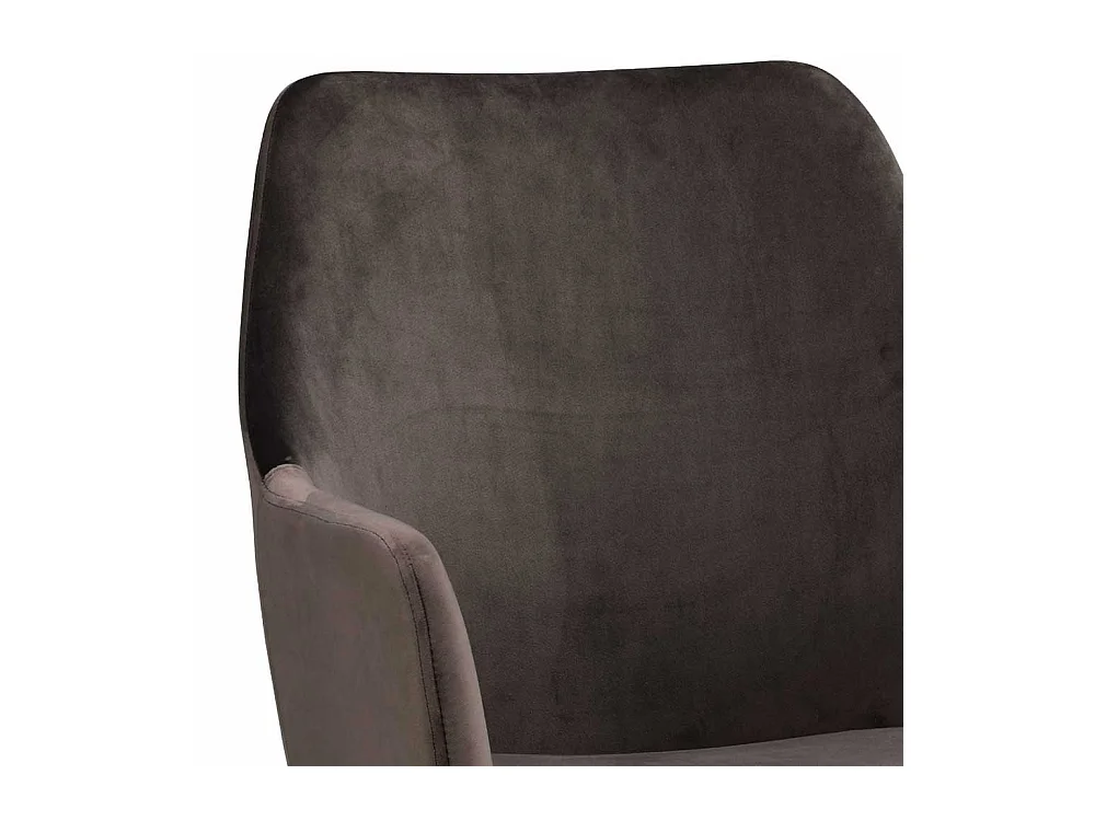 Armstühle in Dunkelgrau Microfaser Skandi Design (2er Set)