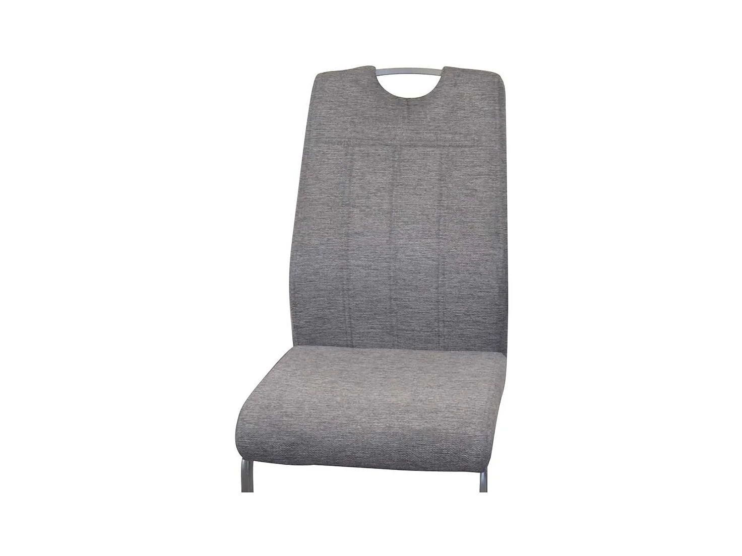 Schwingstuhl in Anthrazit und Schwarz hoher Lehne (4er Set)