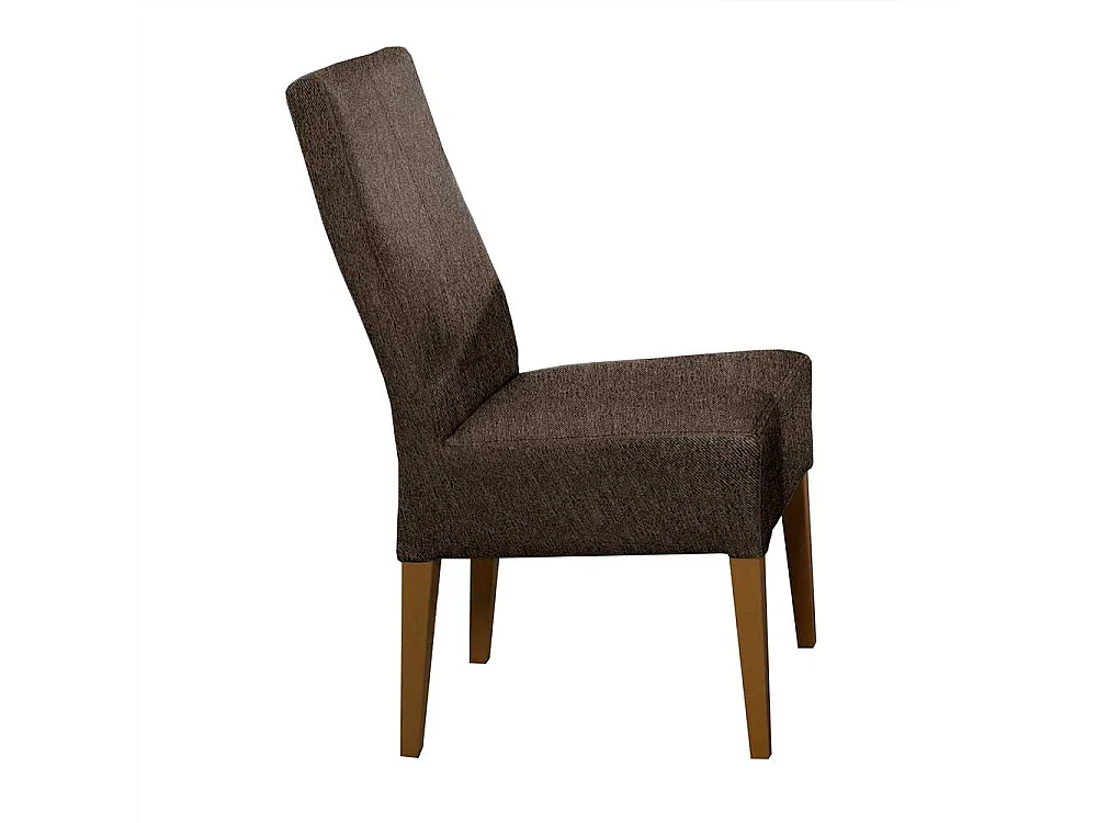 Esszimmer Polsterstühle in Grau Stoff Massivholzgestell aus Buche (2er Set)