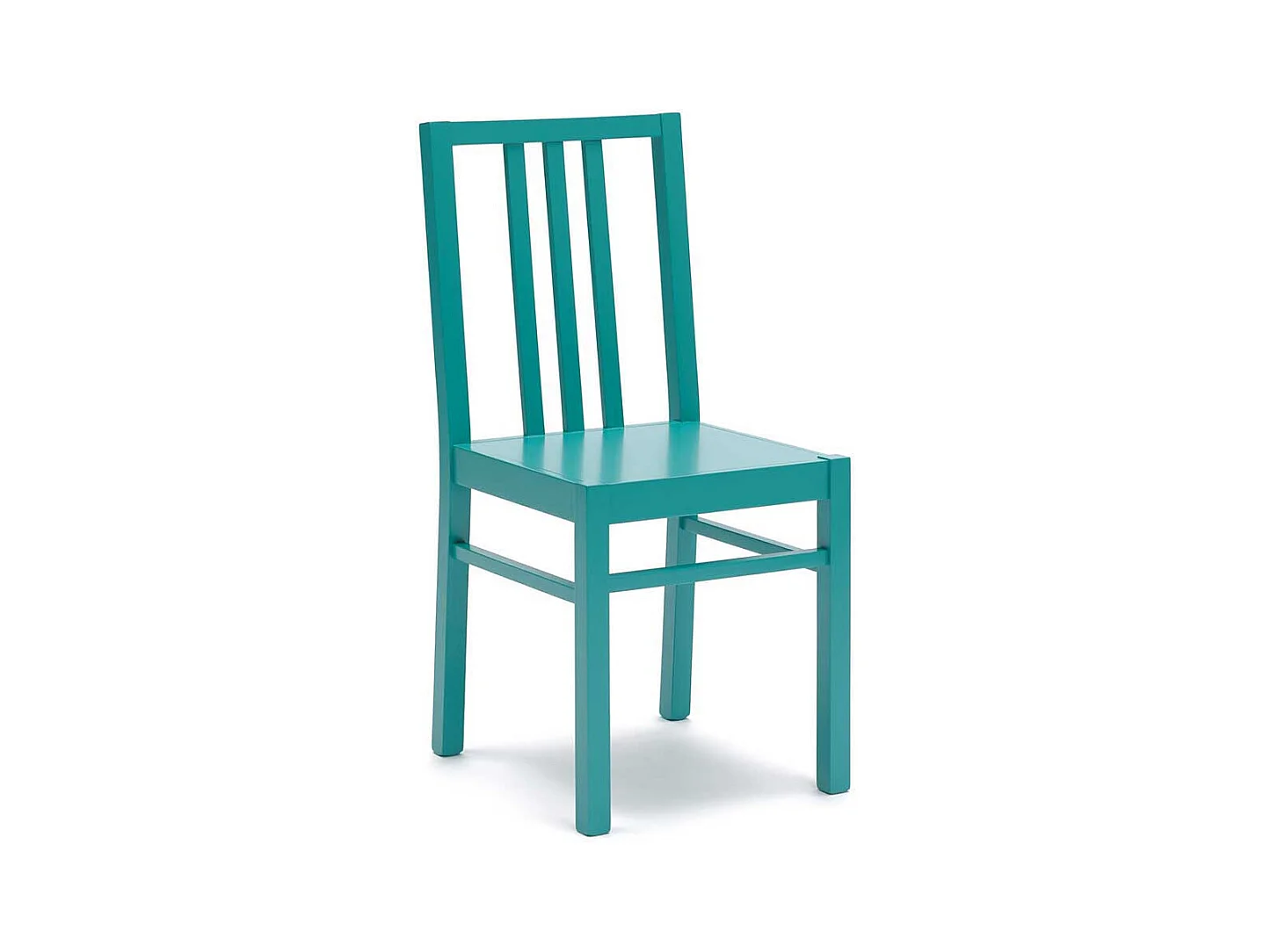 Esszimmerstuhl in Türkis Buche Massivholz (2er Set)