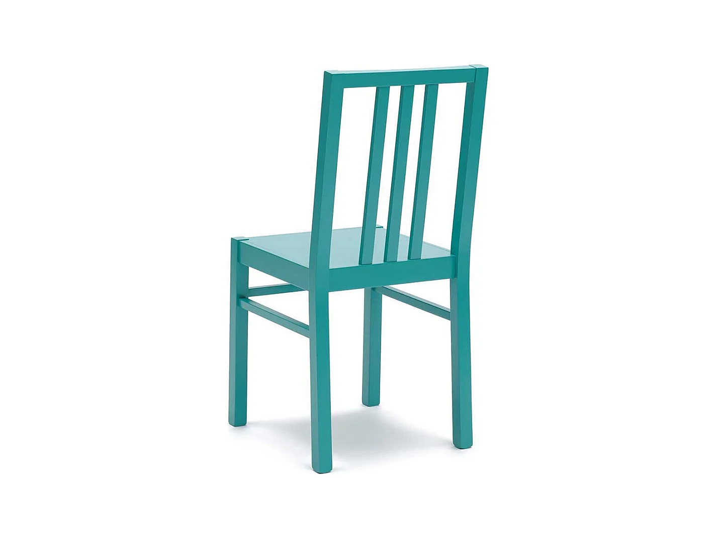 Esszimmerstuhl in Türkis Buche Massivholz (2er Set)