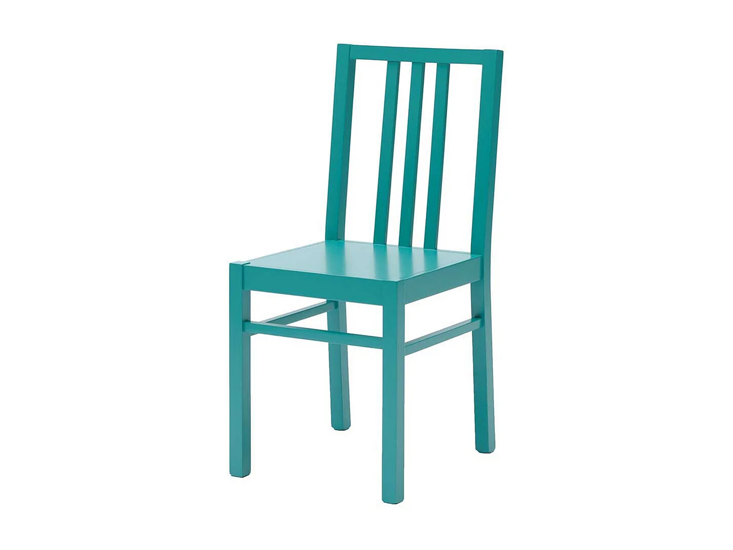 Esszimmerstuhl in Türkis Buche Massivholz (2er Set)