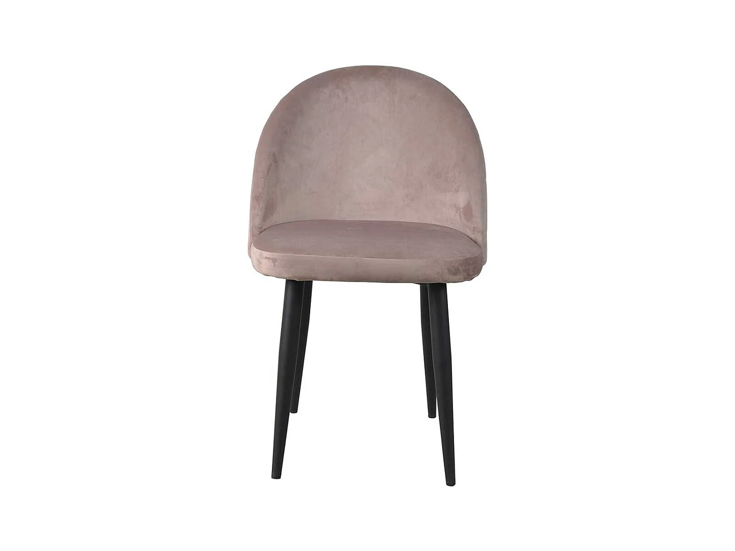 Design Esszimmerst�hle in Altrosa Samt Metallgestell (2er Set)