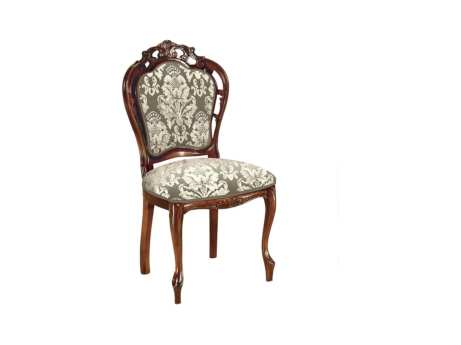 Esstischstuhl mit hoher Lehne Barockstil