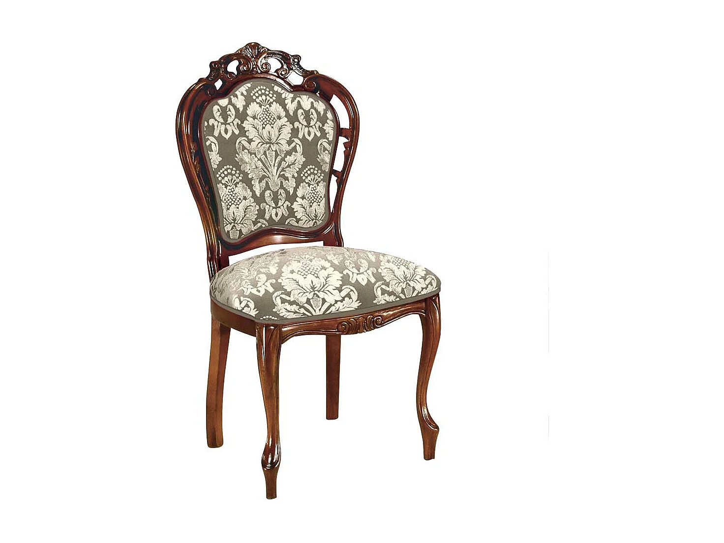 Esstischstuhl mit hoher Lehne Barockstil