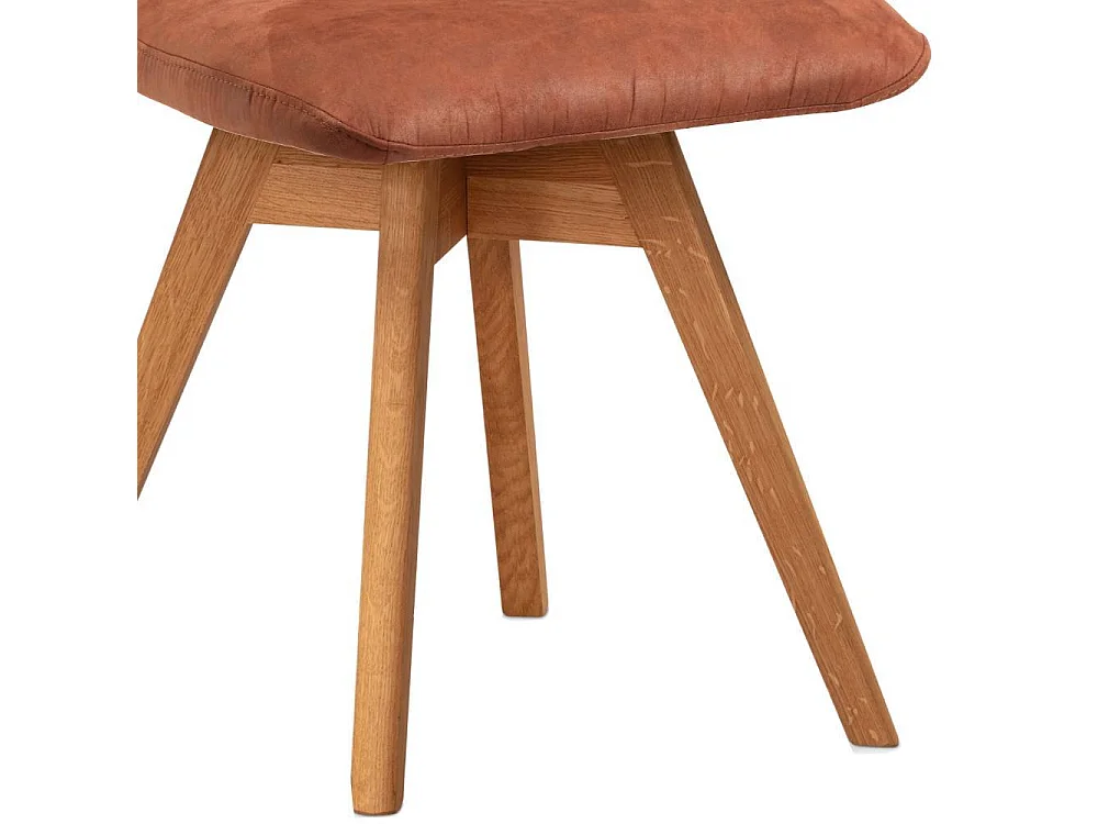 Esszimmerstuhl Küchenstuhl drehbar in Cognac Braun (2er Set)