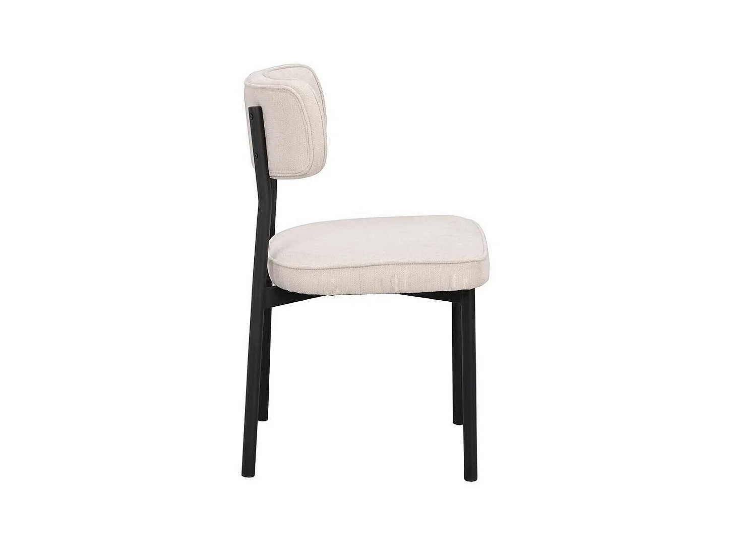 Esstisch Stühle in modernem Design Gestell aus Metall (2er Set)