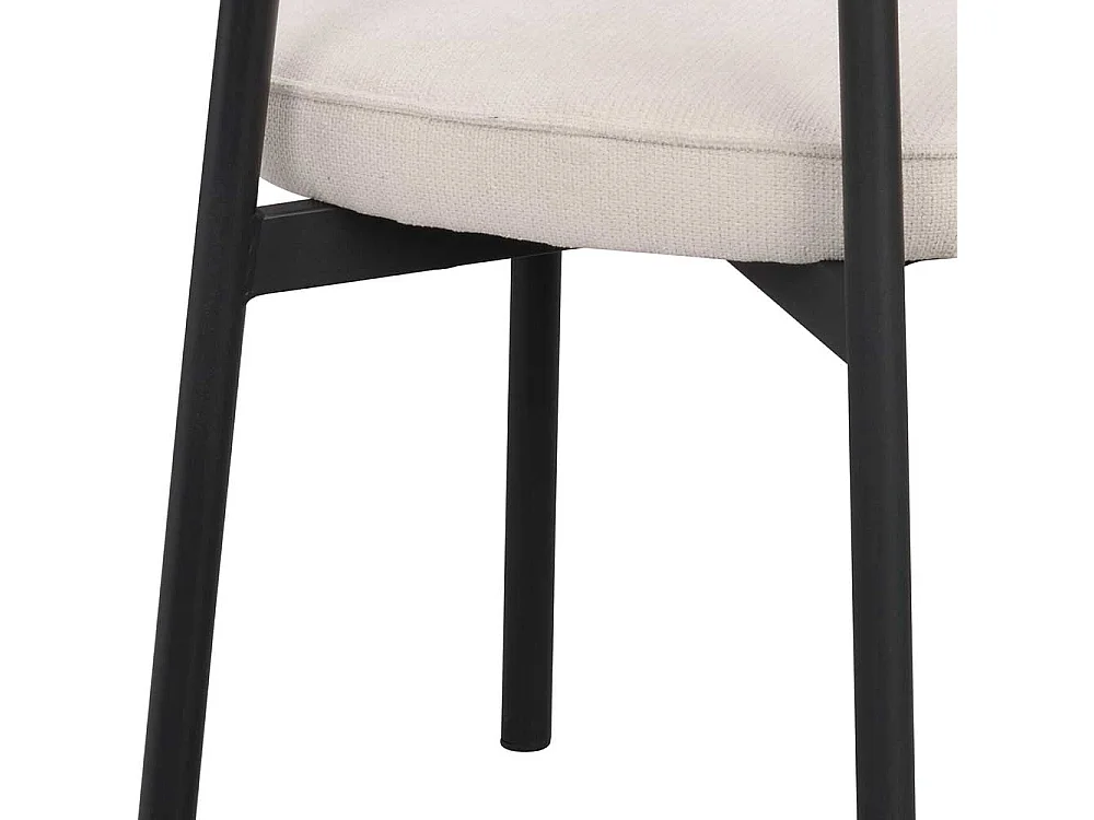 Esstisch Stühle in modernem Design Gestell aus Metall (2er Set)