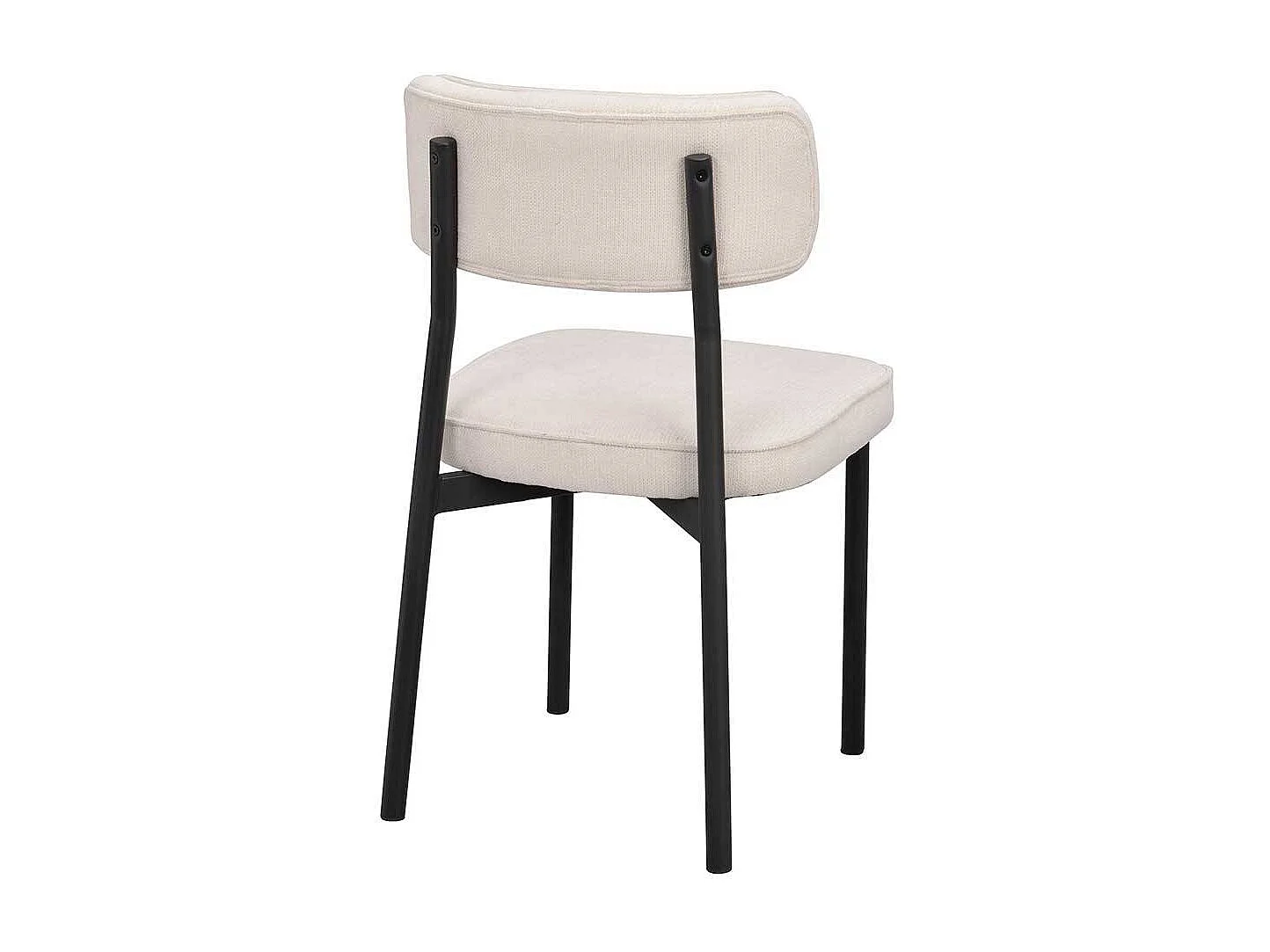 Esstisch Stühle in modernem Design Gestell aus Metall (2er Set)