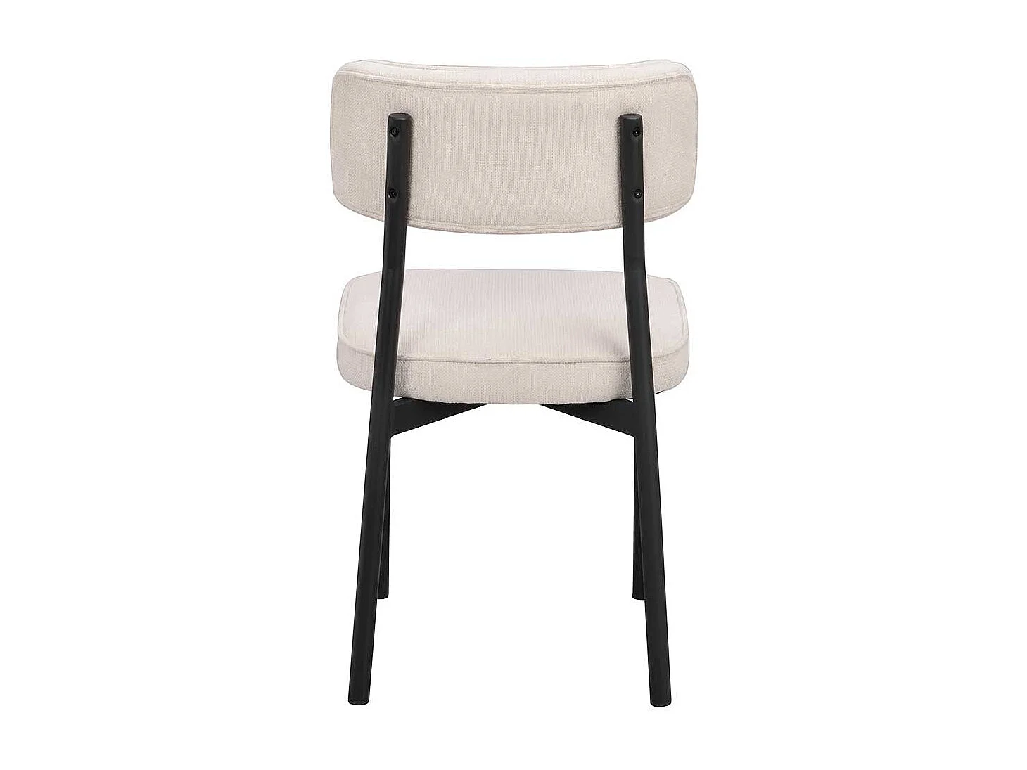 Esstisch Stühle in modernem Design Gestell aus Metall (2er Set)