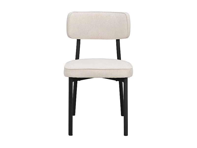 Esstisch Stühle in modernem Design Gestell aus Metall (2er Set)