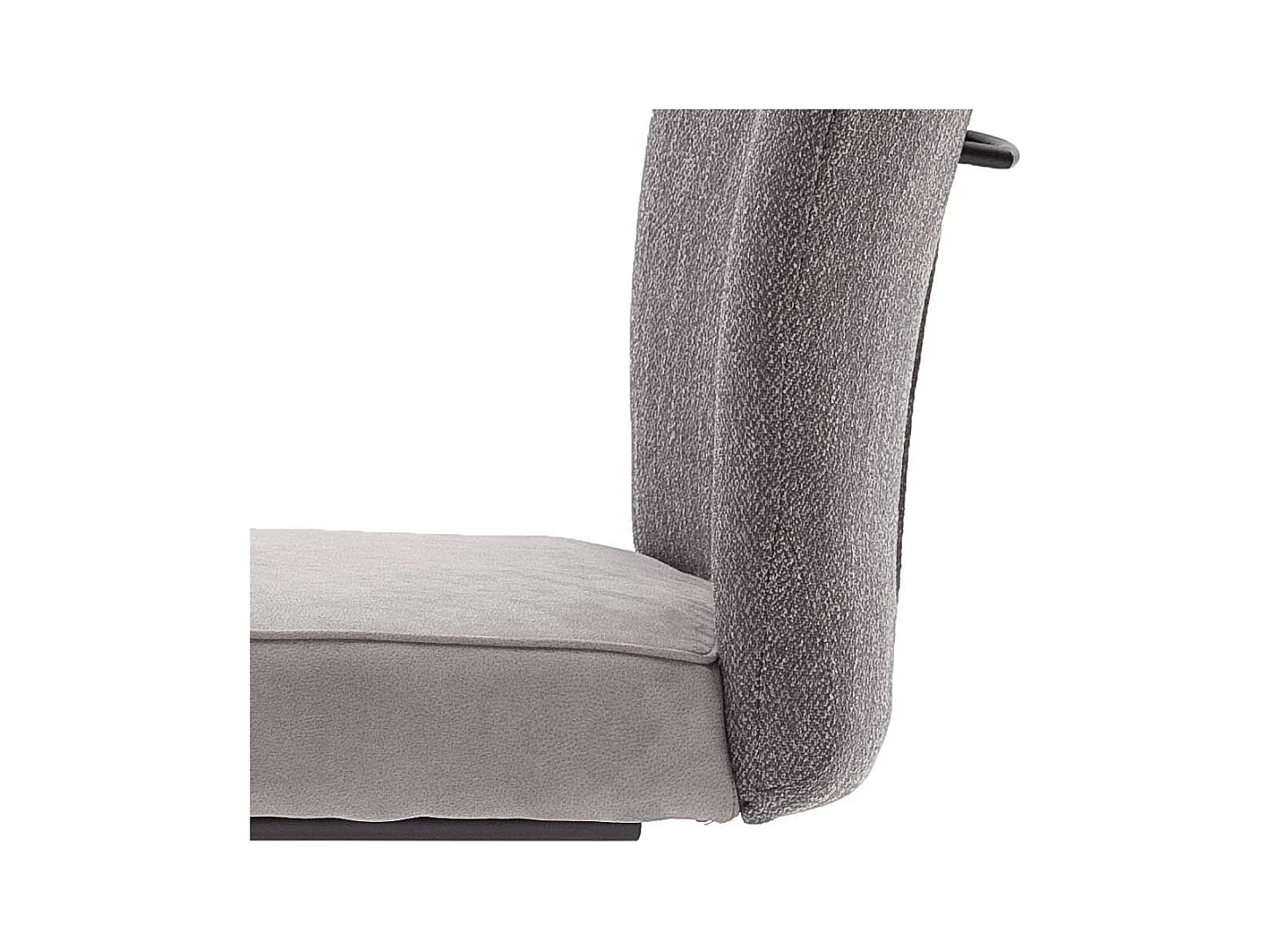 Schwingst�hle in Grau Stoff hoher Lehne (2er Set)