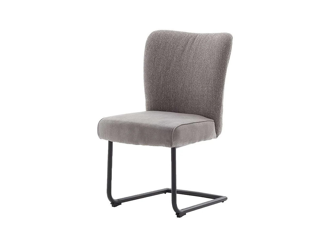 Schwingst�hle in Grau Stoff hoher Lehne (2er Set)