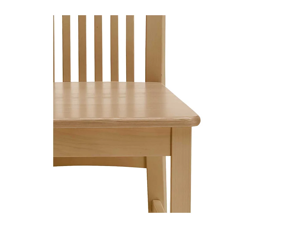 Holzstuhl aus Kiefer Massivholz Landhaus (2er Set)