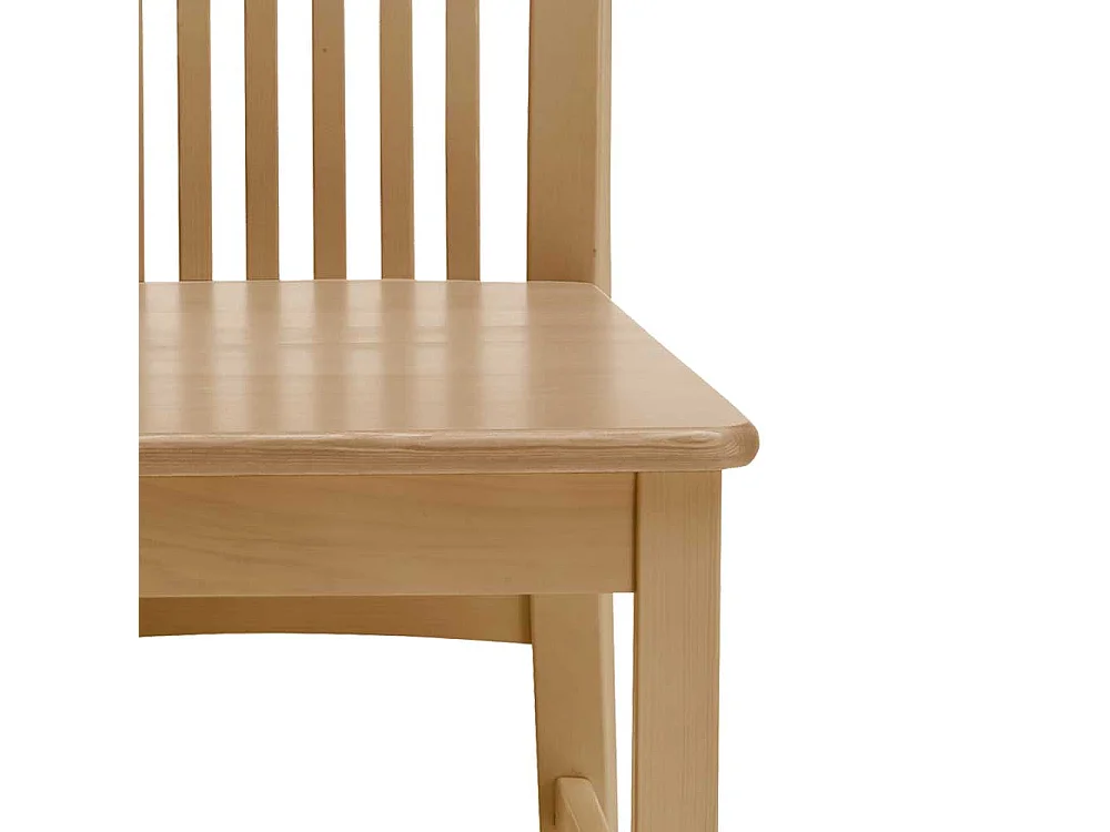 Holzstuhl aus Kiefer Massivholz Landhaus (2er Set)