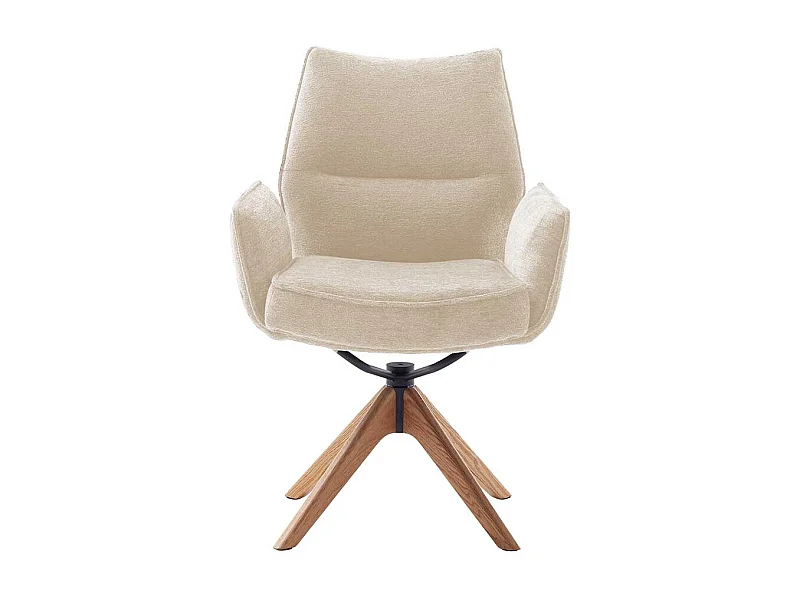 Esszimmerstuhl Stuhl Esszimmer mit Armlehnen drehbar (2er Set)