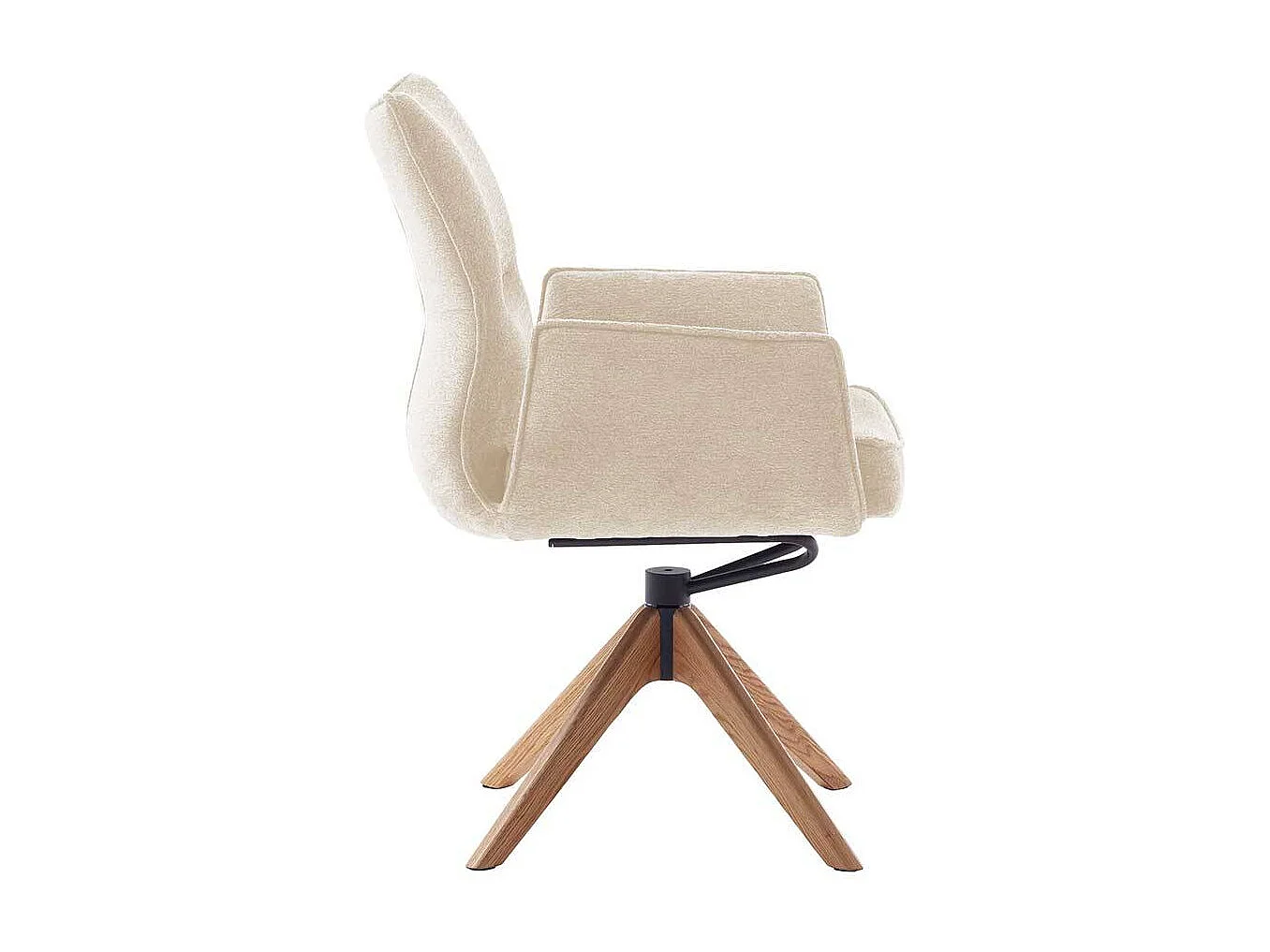 Esszimmerstuhl Stuhl Esszimmer mit Armlehnen drehbar (2er Set)