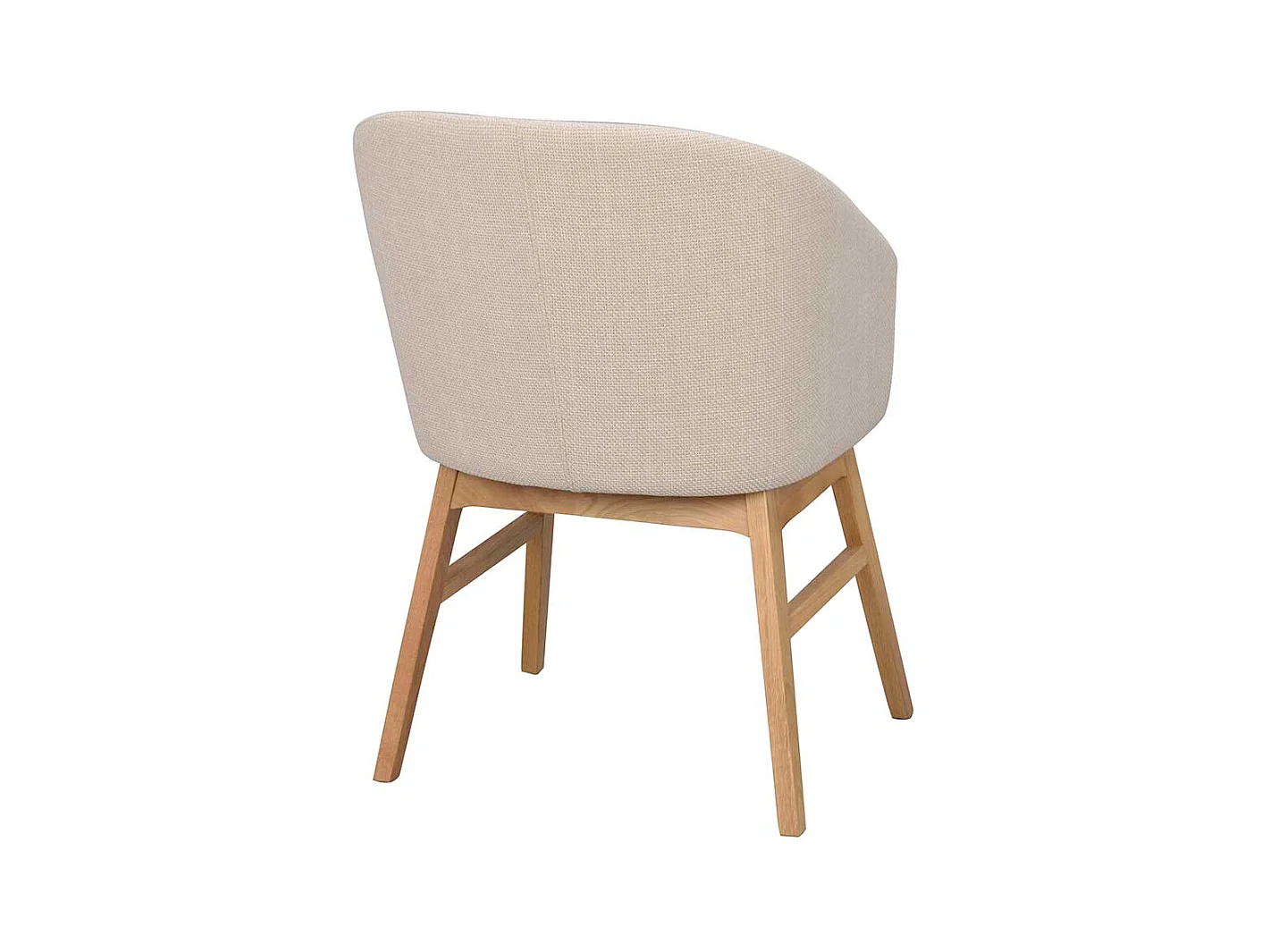 Esszimmerarmlehnstuhl Set in Beige Eichefarben (2er Set)