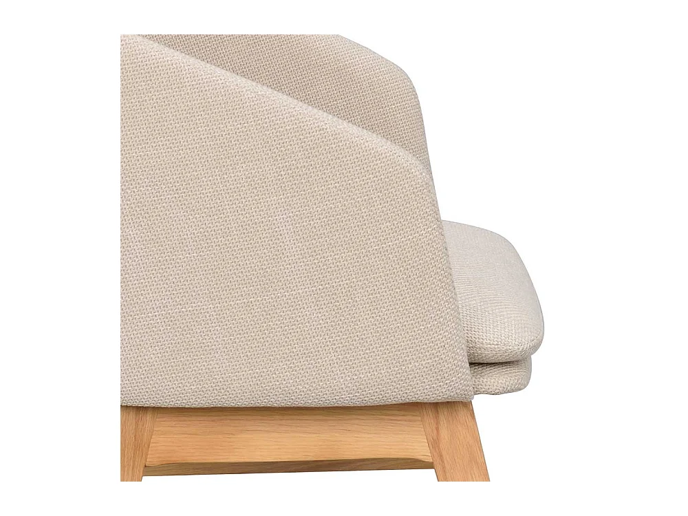 Esszimmerarmlehnstuhl Set in Beige Eichefarben (2er Set)