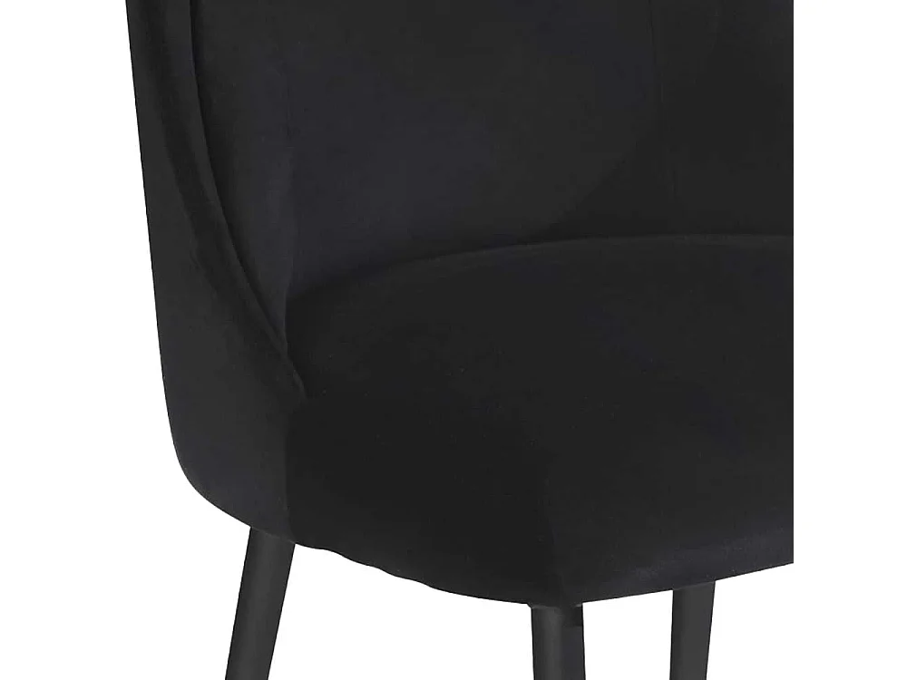 Esstischstuhl Polsterstuhl Esszimmer in Schwarz und Goldfarben